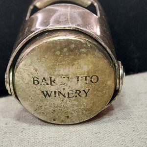 RARE Bargetto Winery Wine/Champage stopper Made By E B Italy